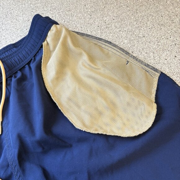 Bamboo Ave Performance Shorts Mens Large L Navy Blue Unlined Stretch Blend - Picture 14 of 16